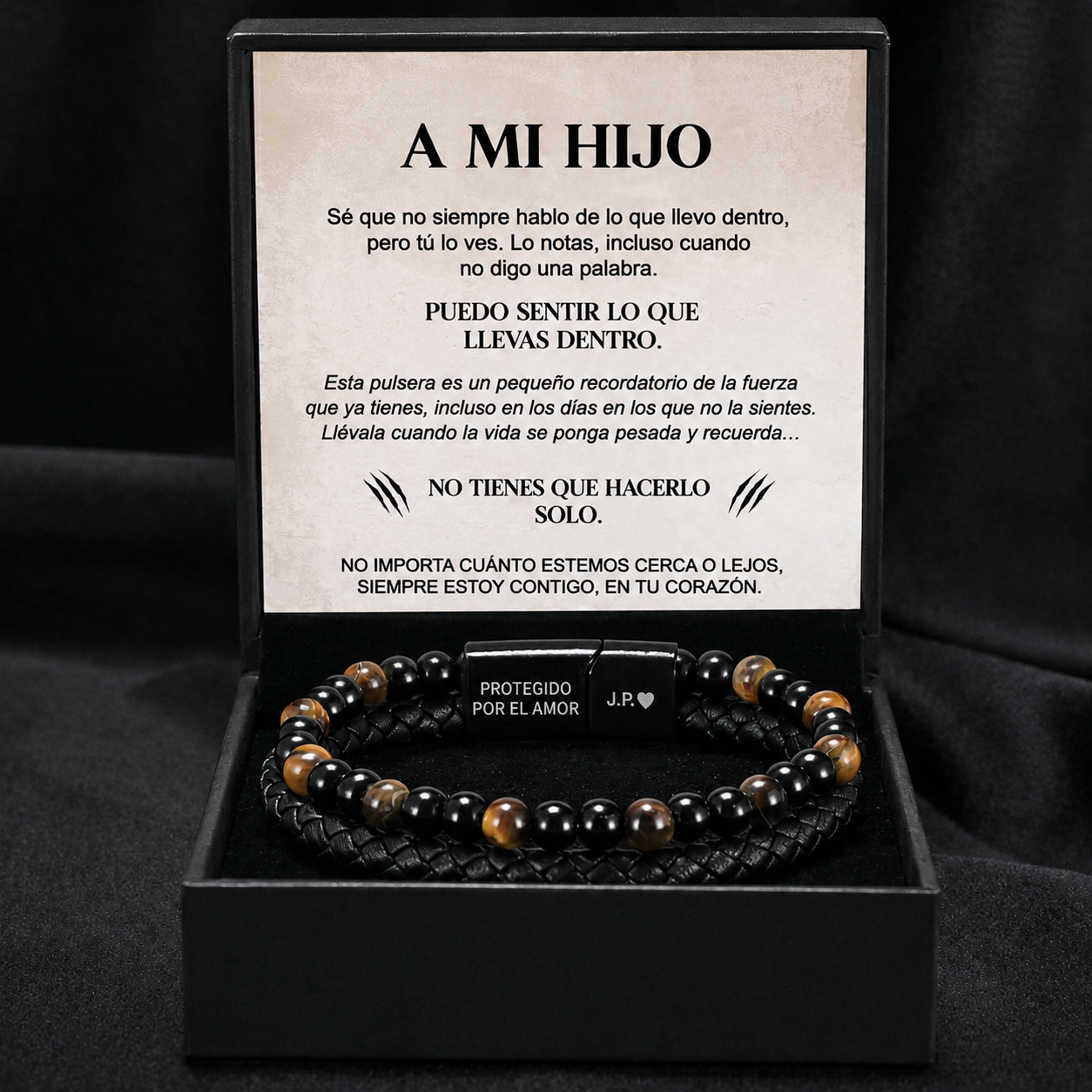 Pulsera “Escudo del Hijo” – Ojo de Tigre